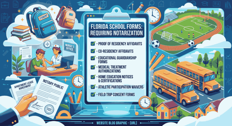 Notarizing Back-to-School Paperwork in Florida