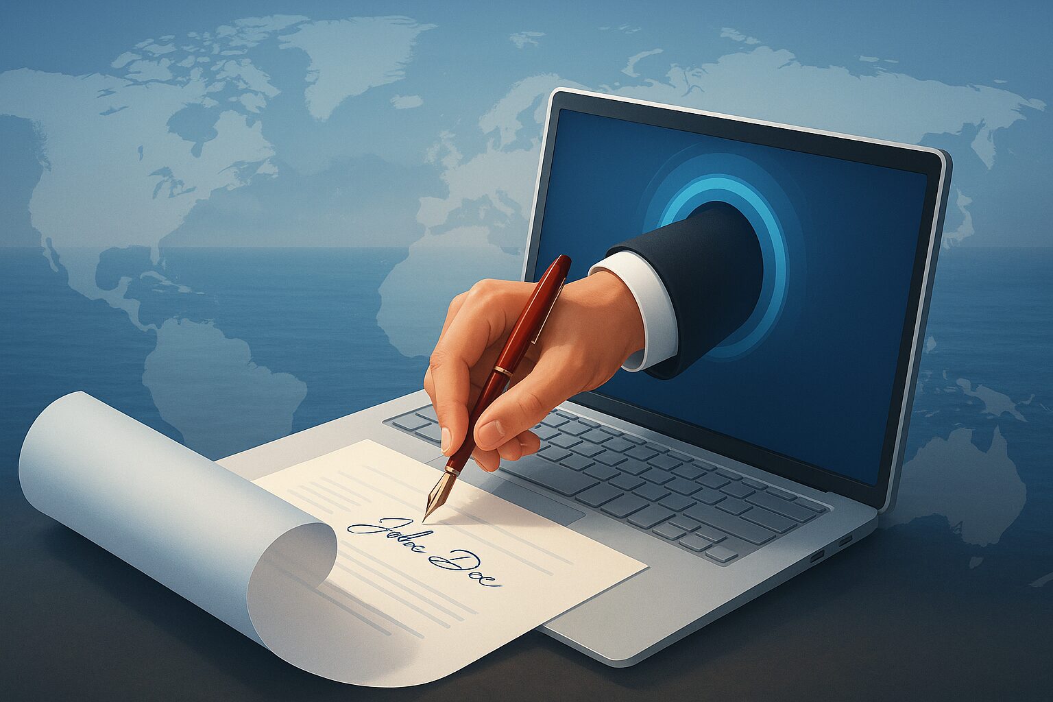 Remote Online Notarization for international document signing